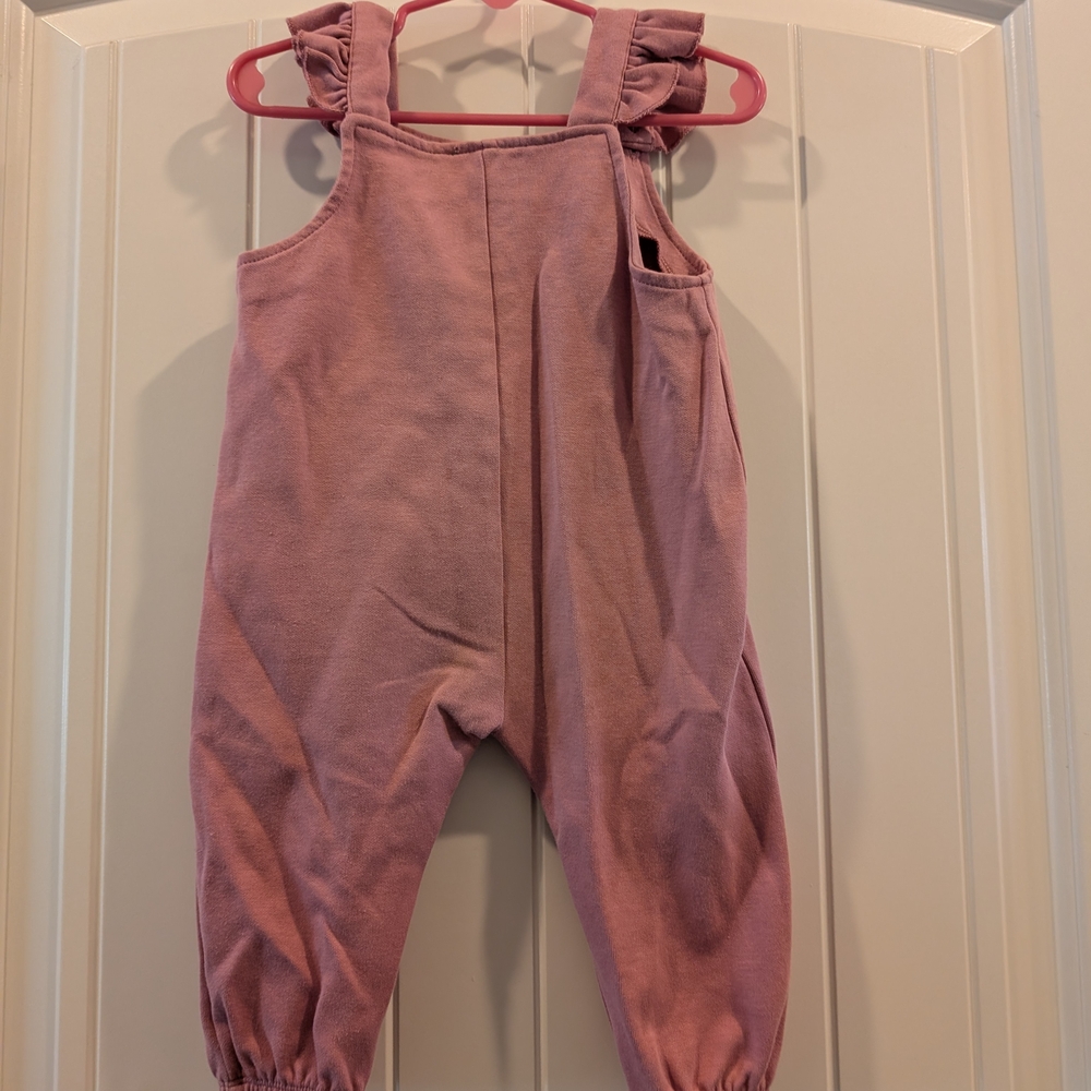 3 For $18 dip Dusty Pink Kids Overalls - Picture 5 of 8